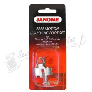 Janome Free Motion Couching Foot Set for Memory Craft Embroidery Machines