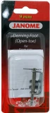 Janome 9mm Open Toe Darning Foot (202314002)