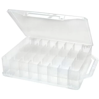 Doorbuster Creative Options Double-Sided Multi-Craft Clear Carrier/Storage Case