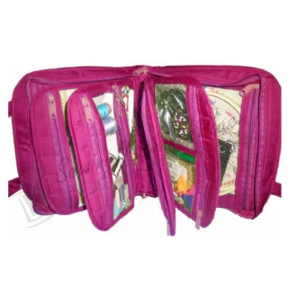 Yazzii Oval Craft Organizer-Fuschia(CA140F)