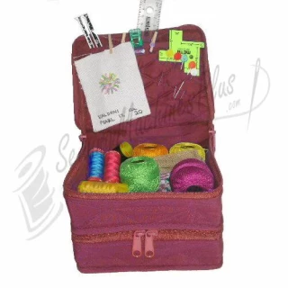 Yazzii Petite Double Organizer-Maroon (CA220M)