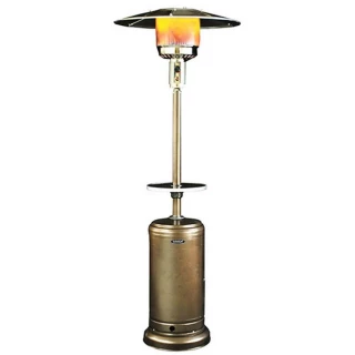 Sunheat Umbrella Patio Heater with Golden Hammered Finish