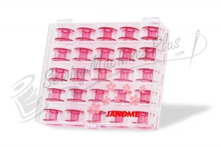 Janome Cherry Blossom Pink Bobbins & Motif Organizer