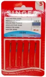 Singer Jeans Needles - Size 14 & 16 - 2026 - 5pk