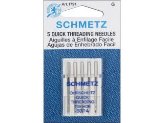 Schmetz Self/Quick Threading Needle 5PK - Size 80/12