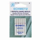 Schmetz Microtex Needles 5PK - Size 80/12