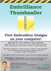 Embrilliance Thumbnailer Embroidery Software (BB-EMT10)