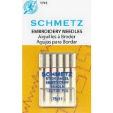 Schmetz Embroidery 5Pack sz11/75