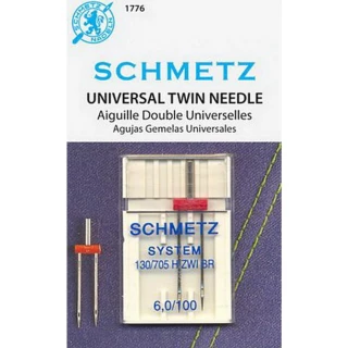 Schmetz Universal Twin 6.0/100 (Box of 10)