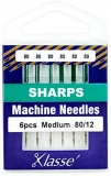 Klasse Sharp  Needles Size 80/12 6 Needles (AA5105.080)