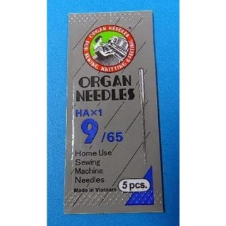 Organ Flat Shank 15x1 sz9 5/pk