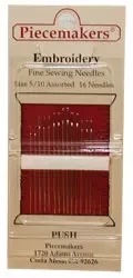 Piecemakers 16 pk. of Embroidery 5/10 Assorted Needles