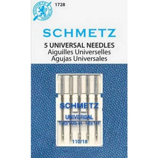 Schmetz Universal 5pk sz18/110 BOX10