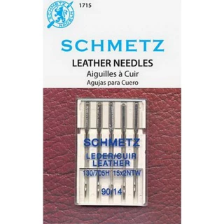 Schmetz Leather 5-pk sz14/90 BOX10