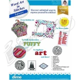 DIME Word Art in Stitches 87