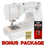 Janome Jem Gold 660 Portable Sewing & Quilting Machine & FREE BONUS