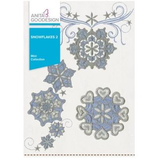 Anita Goodesign Mini Collection Snowflakes 2 (20 Designs)