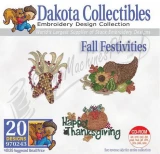 Dakota Collectibles Fall Festivities Embroidery Designs - 970243