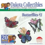 Dakota Collectibles Butterflies #2 Embroidery Designs - 970255