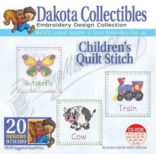 Dakota Collectibles Childrens Quilt Stitch Embroidery Designs - 970389