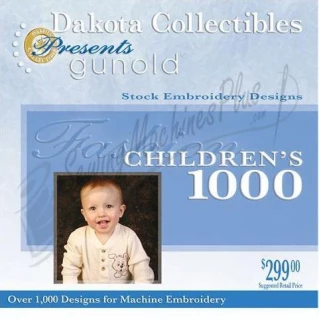 Dakota Collectibles Gunold Fashion Childrens 1000 Embroidery Designs - CH1000