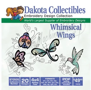 Dakota Collectibles Whimsy Wings 20 4x4 (970505)