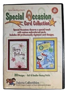 Dakota Collectibles embroidery designs - Special Occasion Card Collection