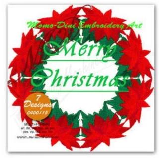 Momo-Dini Embroidery Designs - Merry Christmas (0400115)