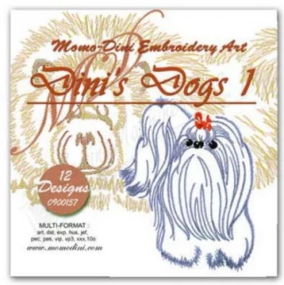 Momo-Dini Embroidery Designs - Dinis Dogs (0900157)