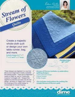 DIME - Stream of Flowers Quilts