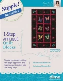 Stipple! Butterflies - One Step Quilting and Applique - Designs in Machine Embroidery