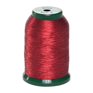 Kingstar Metallic Thread - A470004 Red MA4 1000M Spool