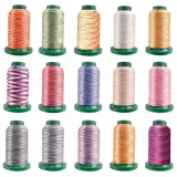 DIME Medley Variegated Thread Kit 15 colors