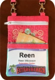 Embroidery Garden Event Badge Pouches