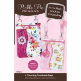 Pickle Pie Designs Charming Crossbody Bags In the Hoop Mach Emb CD (PPD73)