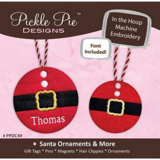 Santa Ornaments and More ITH ME CD