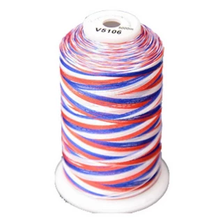 Exquisite Medley Variegated Thread - 106 Patriotic