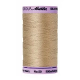 Silk Finish Cotton 50wt 500m 5ct STRAW BOX05