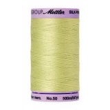 Silk Finish Cotton 50wt 500m 5ct SPRING GREEN BOX05