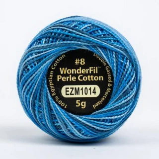 Eleganza Variegated Thread 5g N8 Azure Eyes BOX05