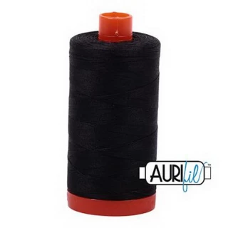 Aurifil Cotton Mako 50wt Very Dark Grey 1300m (4241)