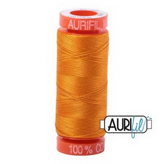 Cotton Mako 50wt 200m Box of 10 YELLOW ORANGE