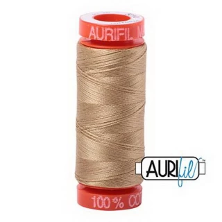 Aurifil Cotton Mako 50wt 200m Pack of 10 BLOND BEIGE