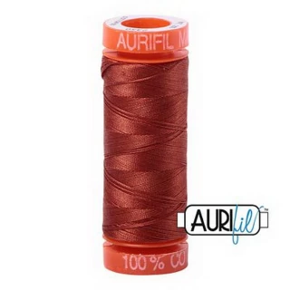 Aurifil Cotton Mako 50wt 200m Pack of 10 COPPER