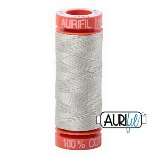 Aurifil Cotton Mako 50wt 200m Pack of 10 LIGHT GRAY GREEN