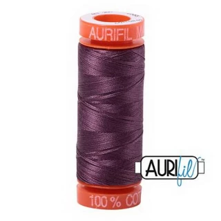 Aurifil Cotton Mako 50wt 200m Pack of 10 MULBERRY