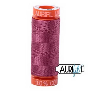 Aurifil Cotton Mako 50wt 200m Pack of 10 ROSE