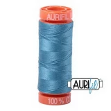 Aurifil Cotton Mako 50wt 200m Pack of 10 TEAL