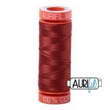 Aurifil Cotton Mako 50wt 200m Pack of 10 TERRACOTTA