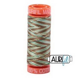 Aurifil Cotton Mako Vari 50wt 200m Pack of 10 LEAVES